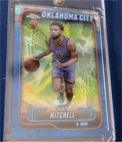 2024-25 Topps Chrome #132 Ajay Mitchell — front