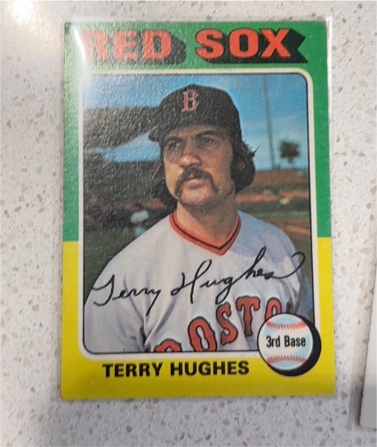 1975 Topps #612 Terry Hughes — front
