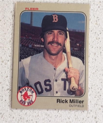 1983 Fleer #188 Rick Miller — front