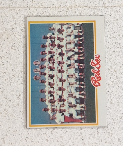 1978 Topps #424 Boston Red Sox — front