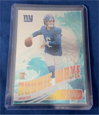 2025 Panini Absolute #RW-JDT Jaxson Dart Rookie Wave — front