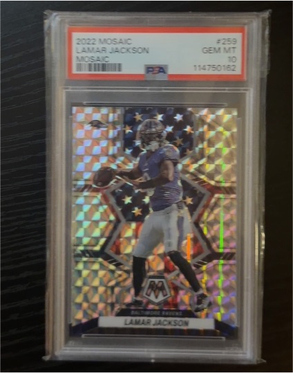 2022 Panini Mosaic #259 Lamar Jackson — front