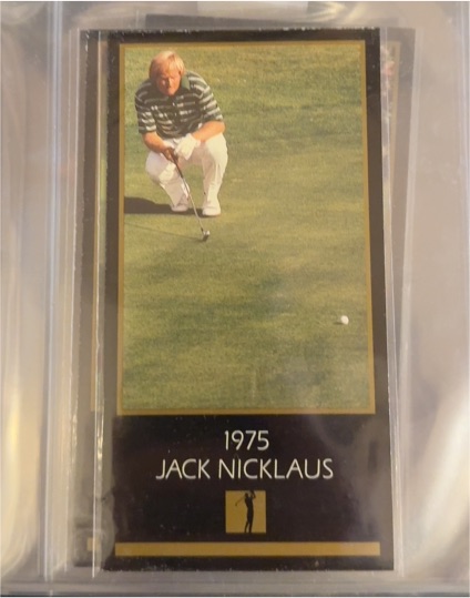 1993 Grand Slam Ventures Champions of Golf The Masters Collection #1975 Jack Nicklaus — front