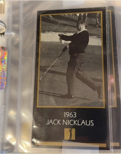 1993 Grand Slam Ventures Champions of Golf The Masters Collection #1963 Jack Nicklaus — front