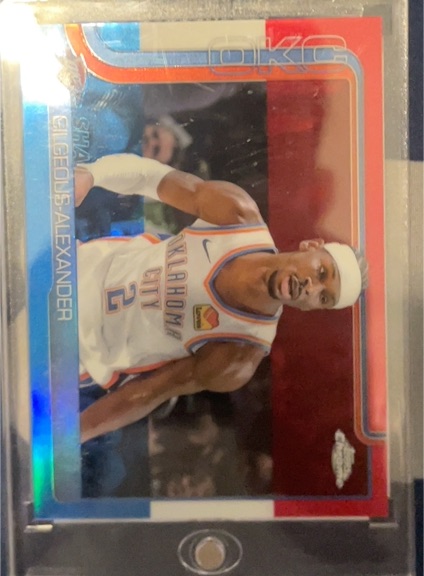 2025 Topps Chrome #141 Shai Gilgeous-Alexander — front
