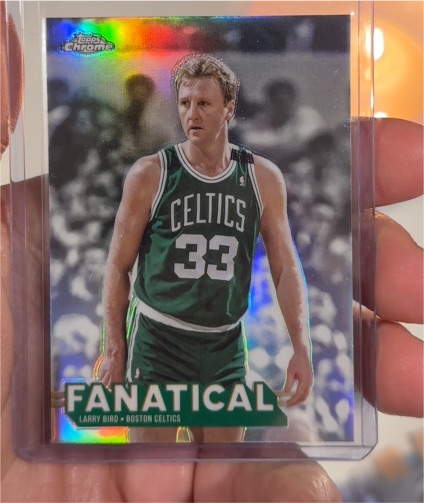 2025-26 Topps Chrome #FAN-17 Larry Bird Fanatical — front