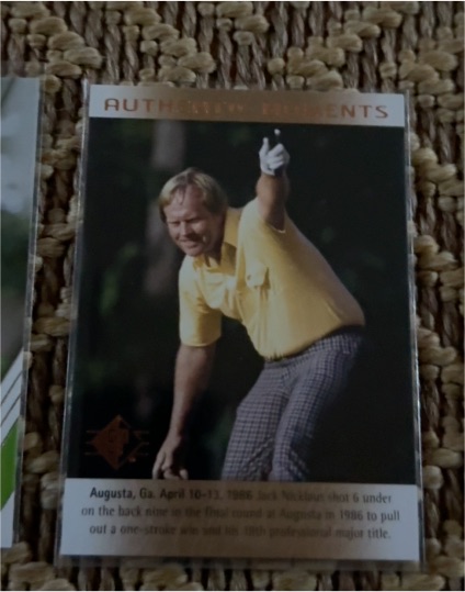 2014 SP Authentic Moments #55 Jack Nicklaus — front