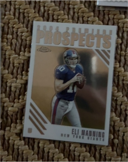 2004 Topps Chrome Premiere Prospects #PP5 Eli Manning — front