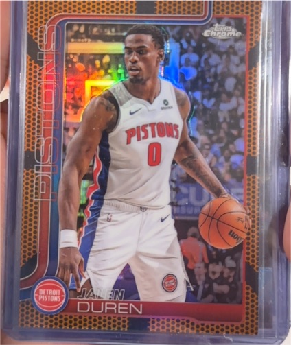 2025-26 Topps Chrome #57 Jalen Duren — front