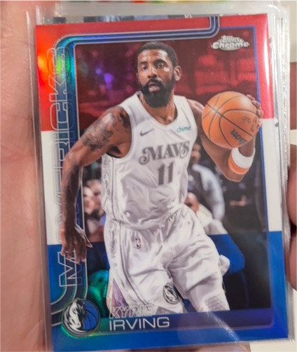 2025-26 Topps Chrome #40 Kyrie Irving — front