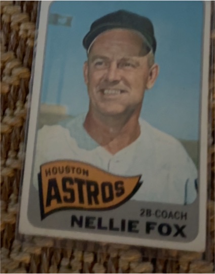 1965 Topps #485 Nellie Fox Houston Astros — front