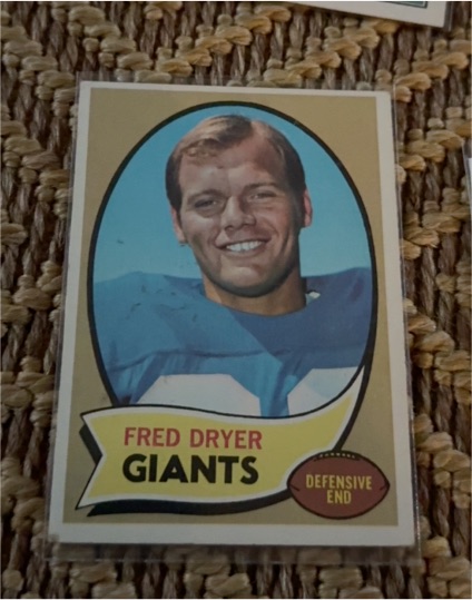 1970 Topps #247 Fred Dryer — front