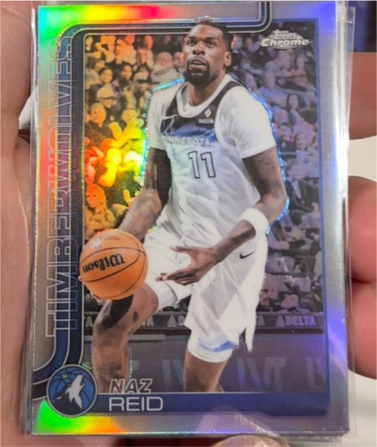 2025-26 Topps Chrome #156 Naz Reid — front
