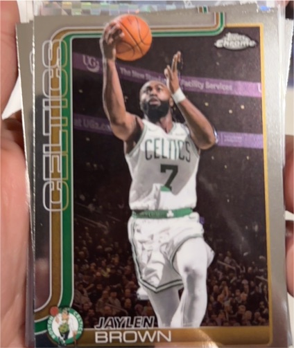2025-26 Topps Chrome #51 Jaylen Brown — front