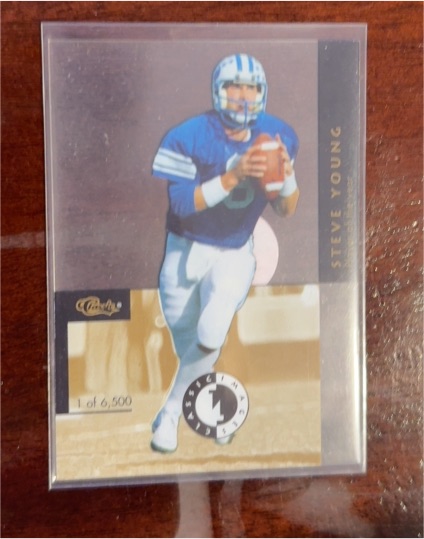 1993 Classic Images #3 Steve Young Player of the Year — front