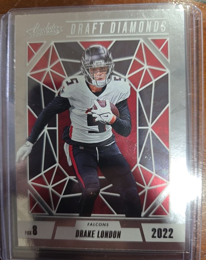 2024 Panini Absolute #DD-DLN Drake London Draft Diamonds — front