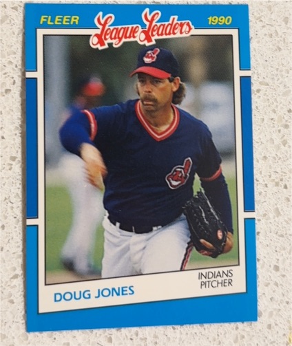 1990 Fleer League Leaders #20 Doug Jones — front