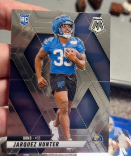 2025 Panini Mosaic #380 Jarquez Hunter — front