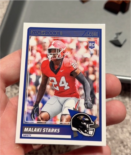 2025 Panini Score #24 Malaki Starks Rookie Card — front