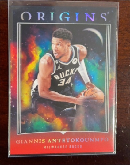 2023-24 Panini Origins #43 Giannis Antetokounmpo — front