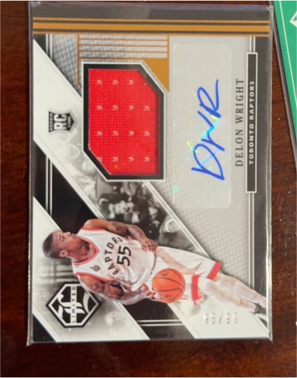 2015-16 Panini Limited #RJA-DW Delon Wright — front