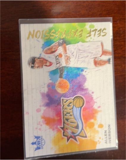 2023-24 Panini Court Kings Self Expression Allen Iverson — front