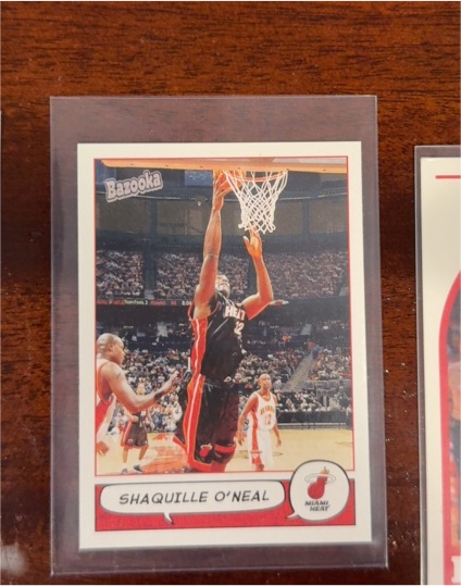 2004-05 Topps Bazooka #1 Shaquille O'Neal — front