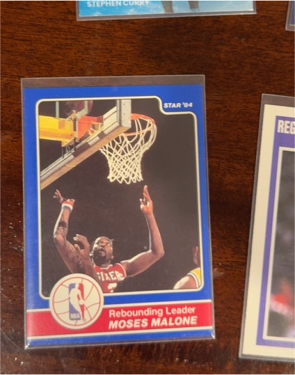 1984 Star Award Banquet #20 Moses Malone Rebounding Leader — front