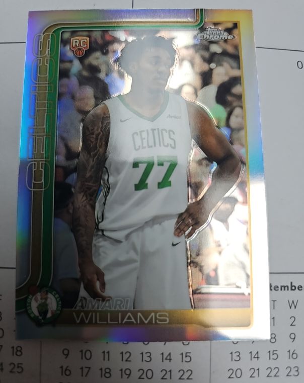 2025-26 Topps Chrome #297 Amari Williams — front