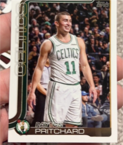 2025-26 Topps #4 Payton Pritchard — front