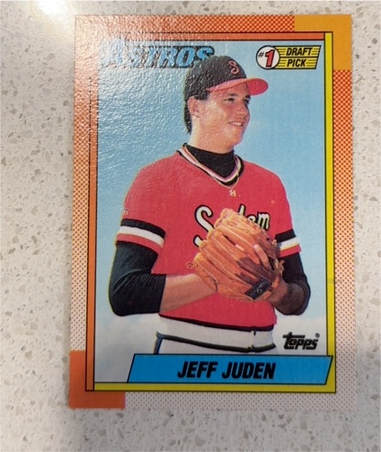 1990 Topps #164 Jeff Juden — front