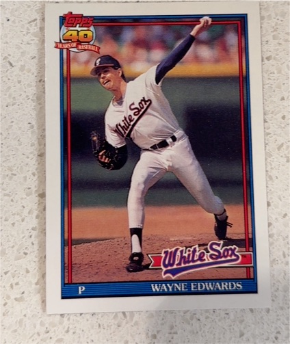 1991 Topps 40 Years of Baseball #751 Wayne Edwards — front