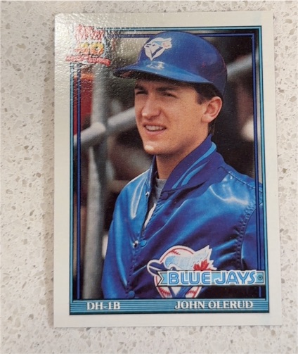 1991 Topps #168 John Olerud — front