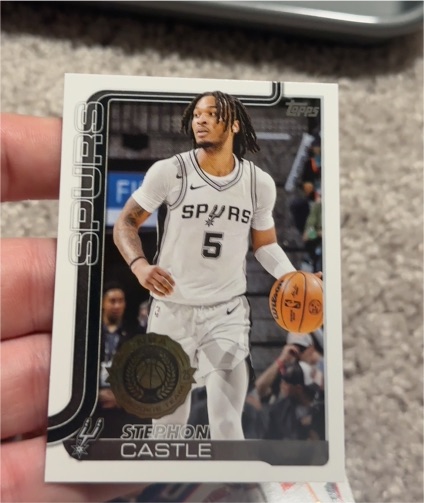 2025-26 Topps #197 Stephon Castle — front