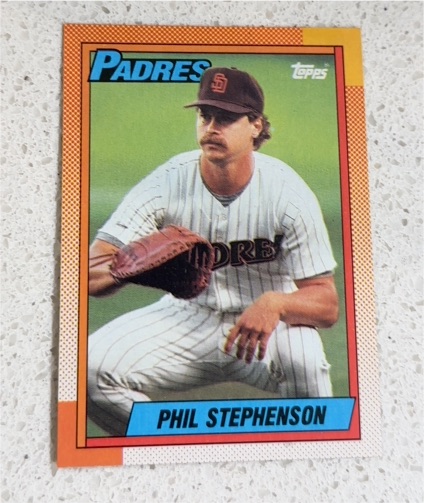 1990 Topps #584 Phil Stephenson — front