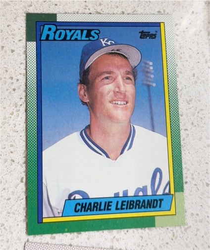1990 Topps #776 Charlie Leibrandt — front
