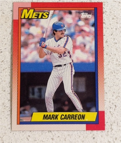 1990 Topps #434 Mark Carreon — front