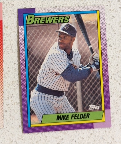 1990 Topps #159 Mike Felder — front