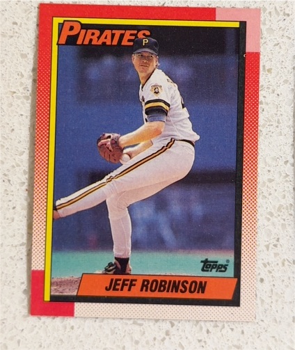 1990 Topps #723 Jeff Robinson — front