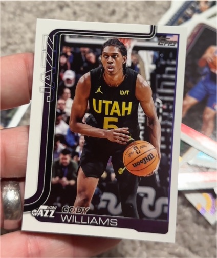 2025-26 Topps #130 Cody Williams — front