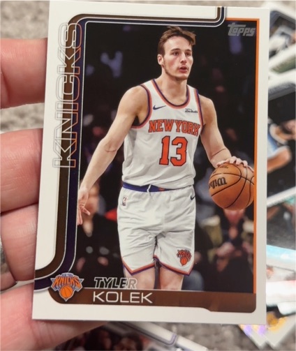 2025-26 Topps Basketball #20 Tyler Kolek — front