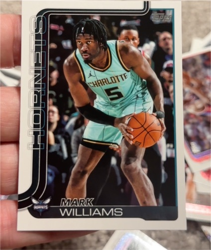 2025-26 Topps Basketball #70 Mark Williams — front
