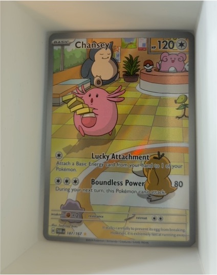 2023 Pokémon SV06: Twilight Masquerade #187 Chansey — front