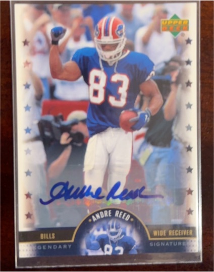 2005 Upper Deck Legends #LS-LA Andre Reed — front