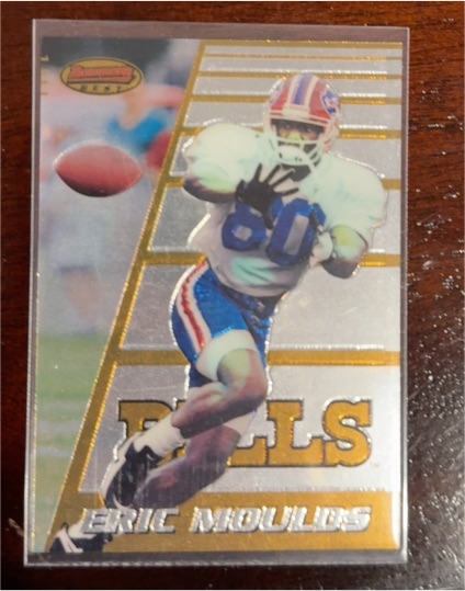 1996 Bowman's Best #168 Eric Moulds — front