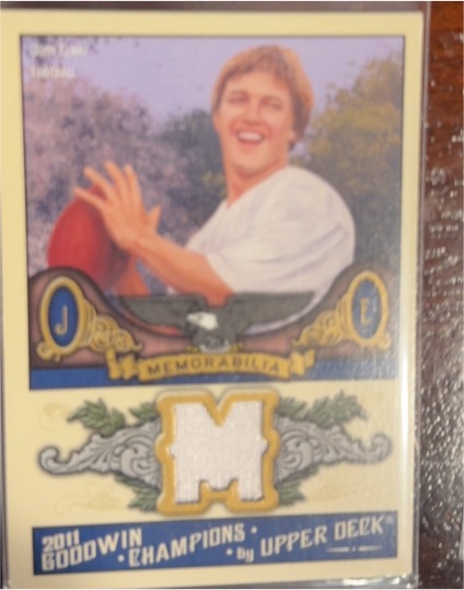 2011 Upper Deck Goodwin Champions #71 John Elway Denver Broncos — front