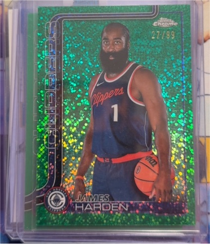 2025-26 Topps Chrome #54 James Harden — front