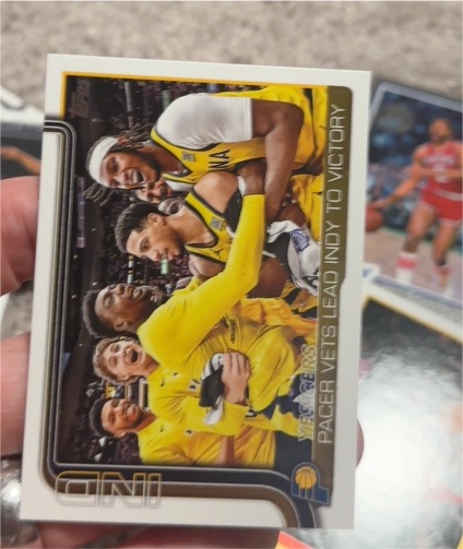 2025-26 Topps #280 Yes'Cers: Pacer Vets Lead Indy To Victory Tyrese Haliburton — front