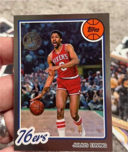 2025-26 Topps #80BK-2 Julius Erving 1980-81 45th Anniversary — front