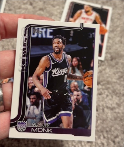 2025-26 Topps #164 Malik Monk — front